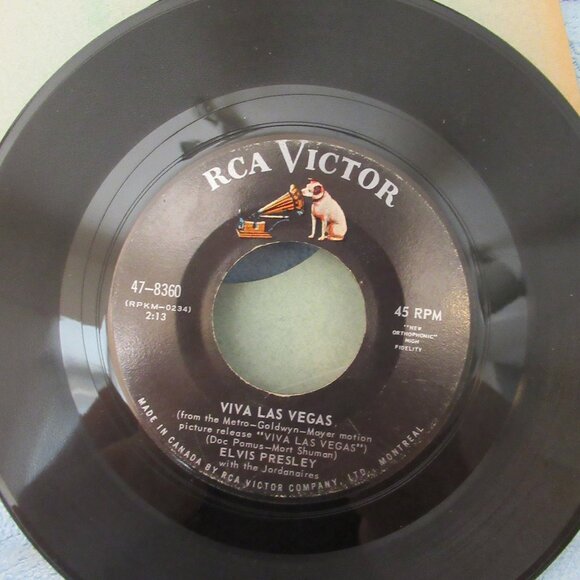 13+ Elvis Presley, Vinyl 45's, Various conditions, Vintage, Collectable Albums - Picture 10 of 13